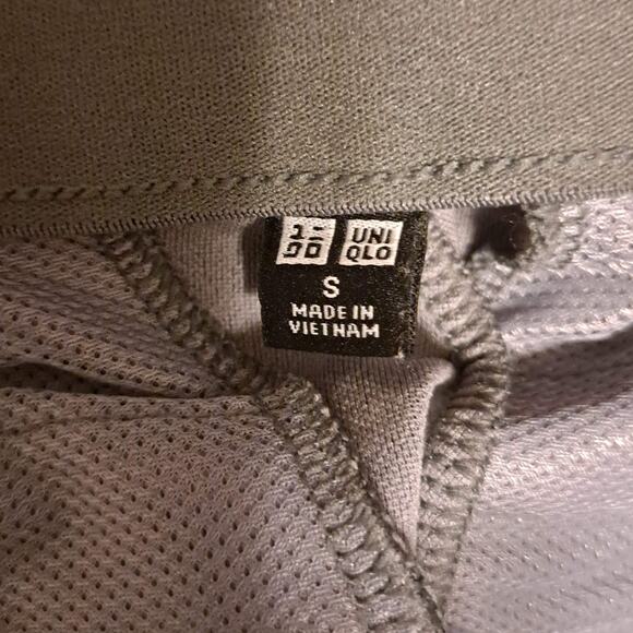 Uniqlo Ezy Ankle Pants Ultra Stretch Dry-Ex Straight Leg Gray Mens Size Small - Picture 9 of 15